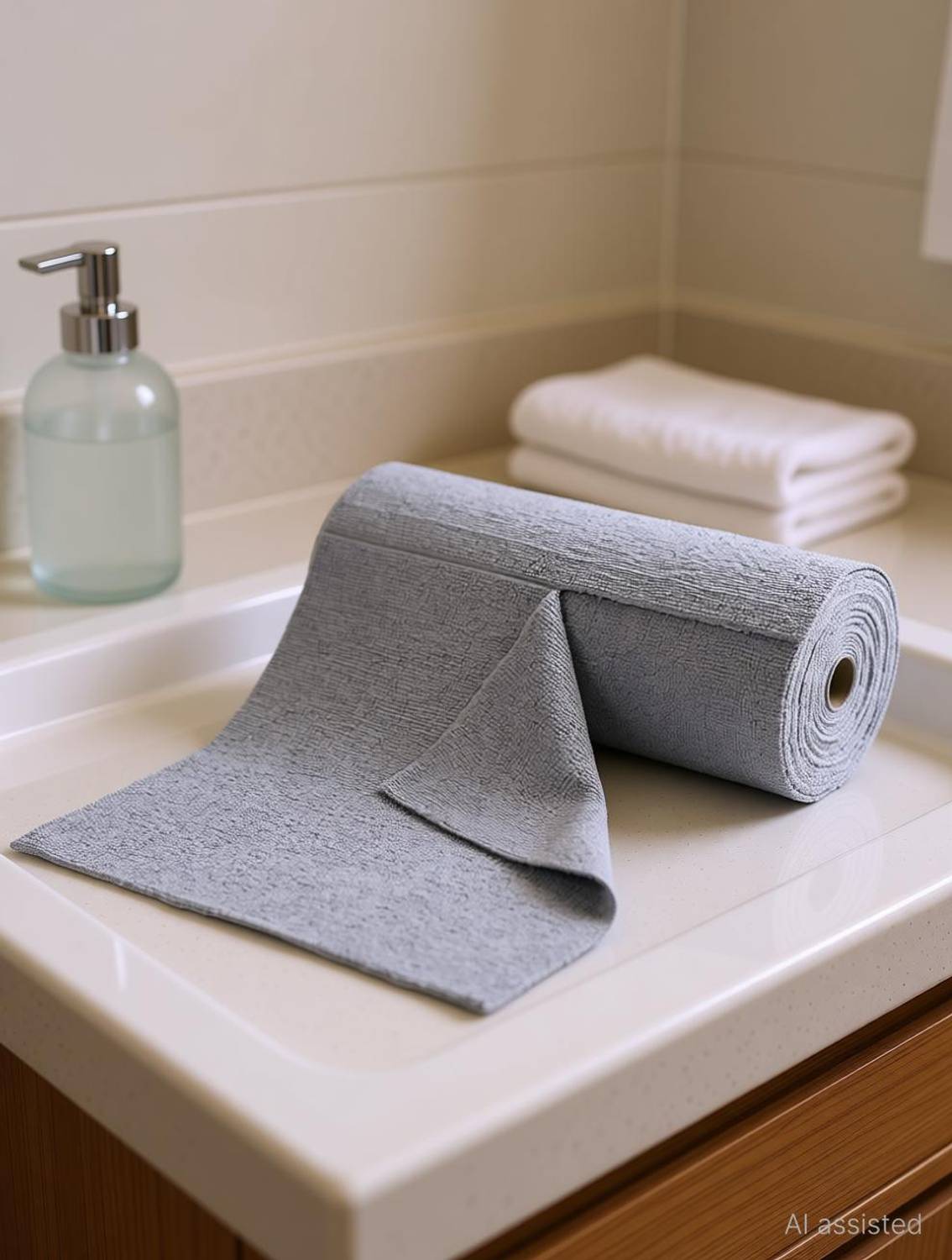 AAKIKI Microfiber Cleaning Cloth Roll Reusable,Washable for Home,Kitchen, Everyday Use Wet and Dry Microfiber Cleaning Cloth