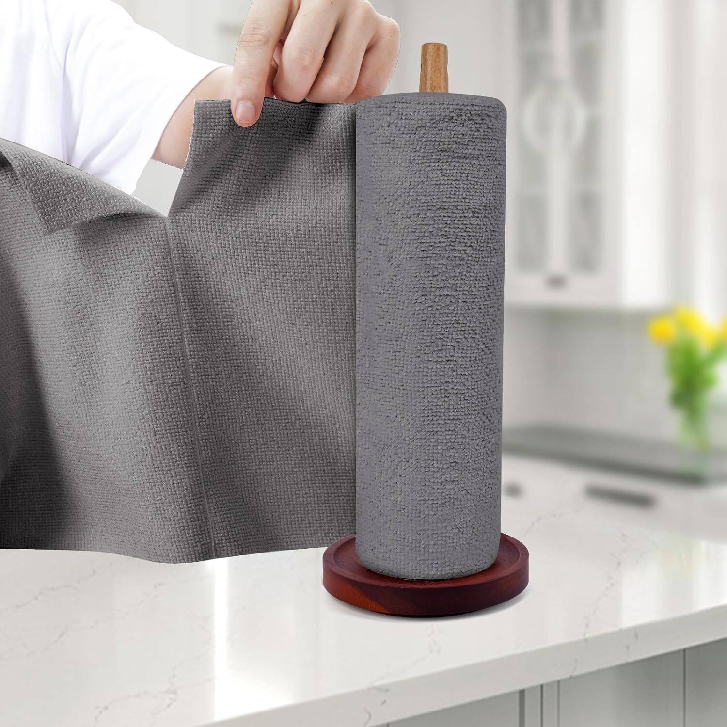 AARUKCREATION Microfiber Cleaning Cloth Roll 25x25CM