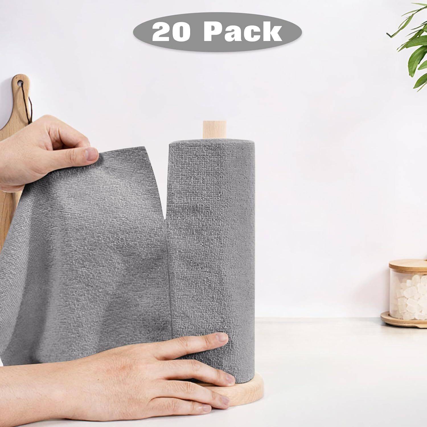 DUANT Microfiber Cleaning Cloth Roll 20 Wet and Dry - Image 5