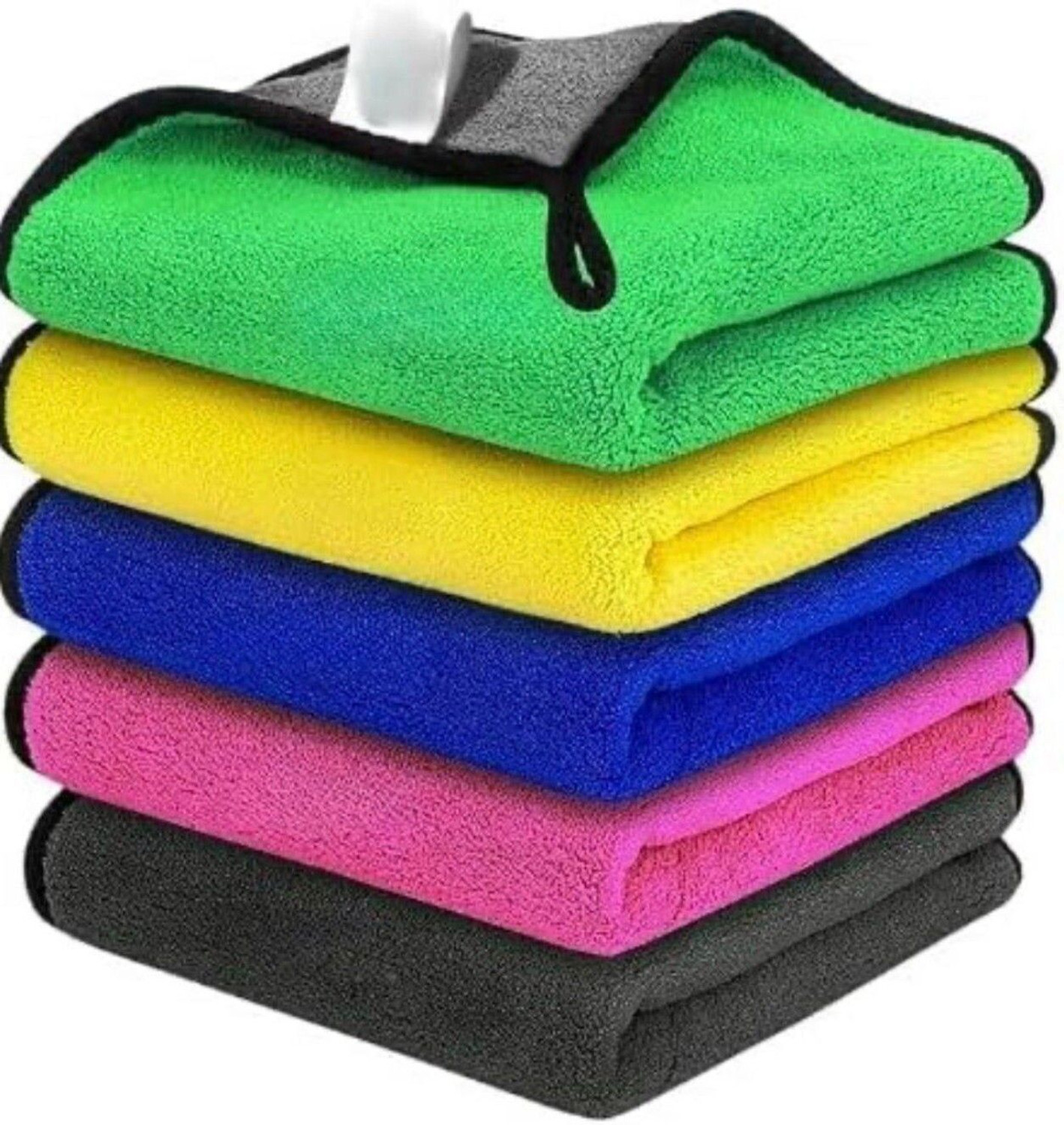 Image of INFIUS CEREBRO MicroFiber Cloth 400GSM Wet and Dry Microfiber Cleaning Cloth (5 Units)