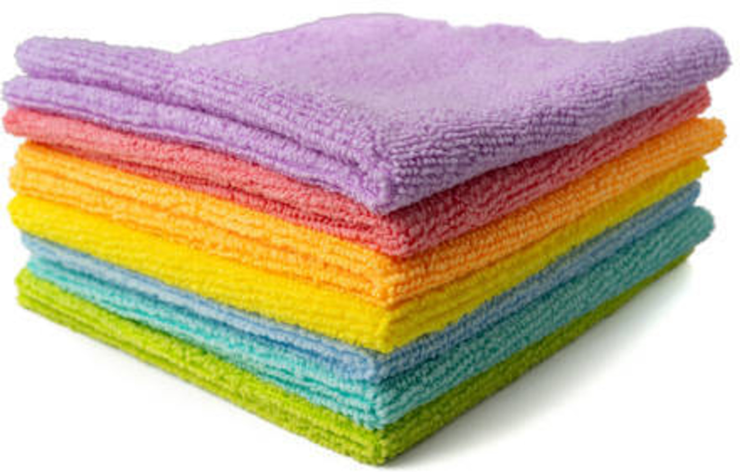 Image of Bestrix Microfiber Pack 05 Multi color Dry Microfiber Cleaning Cloth