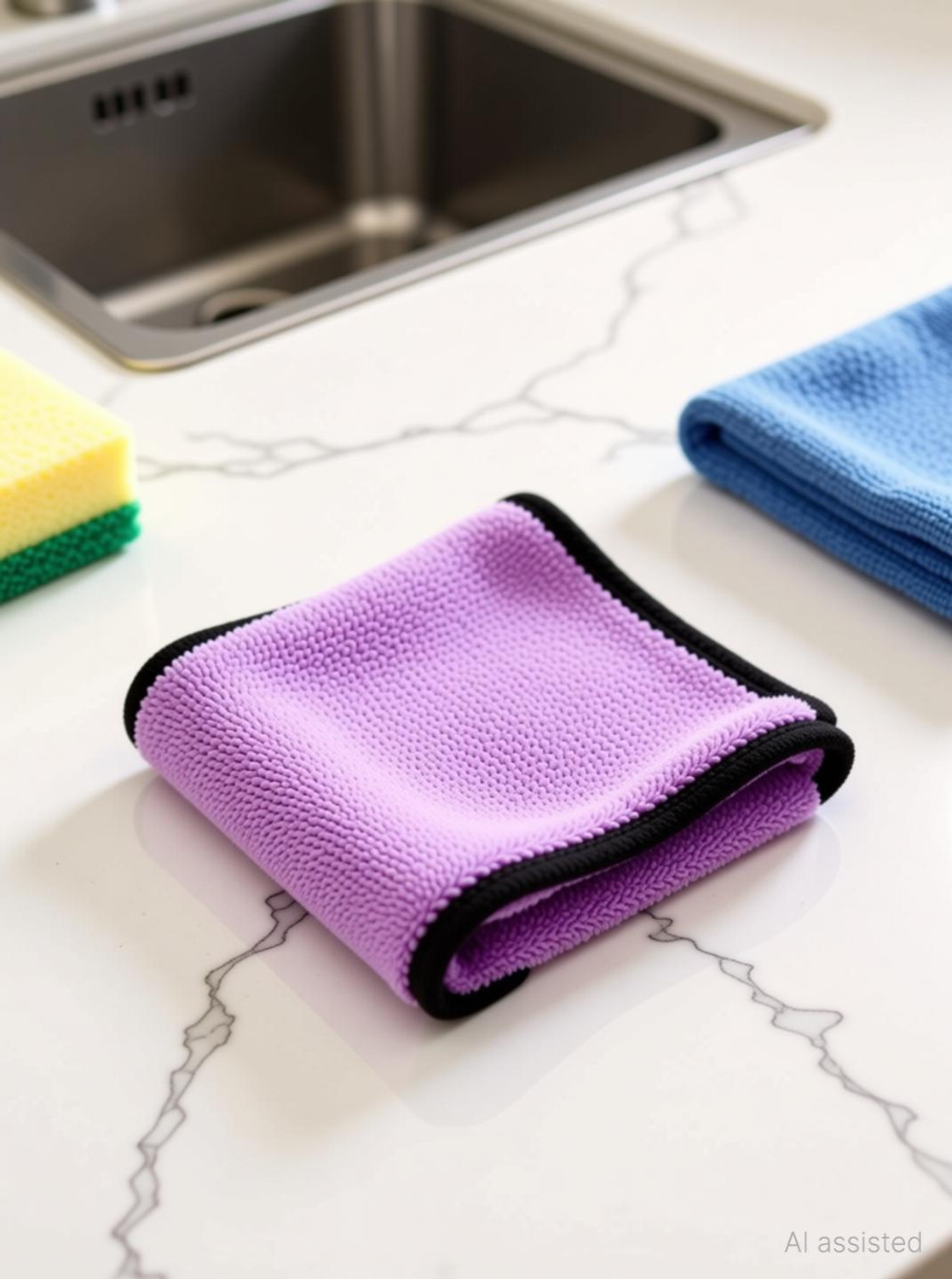Image of INSPIRE STYLE Microfiber 600 Gsm MICROTowel PACK of1 UNIT SINGLE Wet and Dry Microfiber Cleaning Cloth
