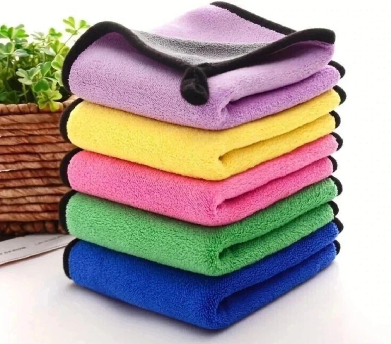 Image of INSPIRE STYLE Microfiber 600 Gsm MICROTowel PACK of1 UNIT SINGLE Wet and Dry Microfiber Cleaning Cloth