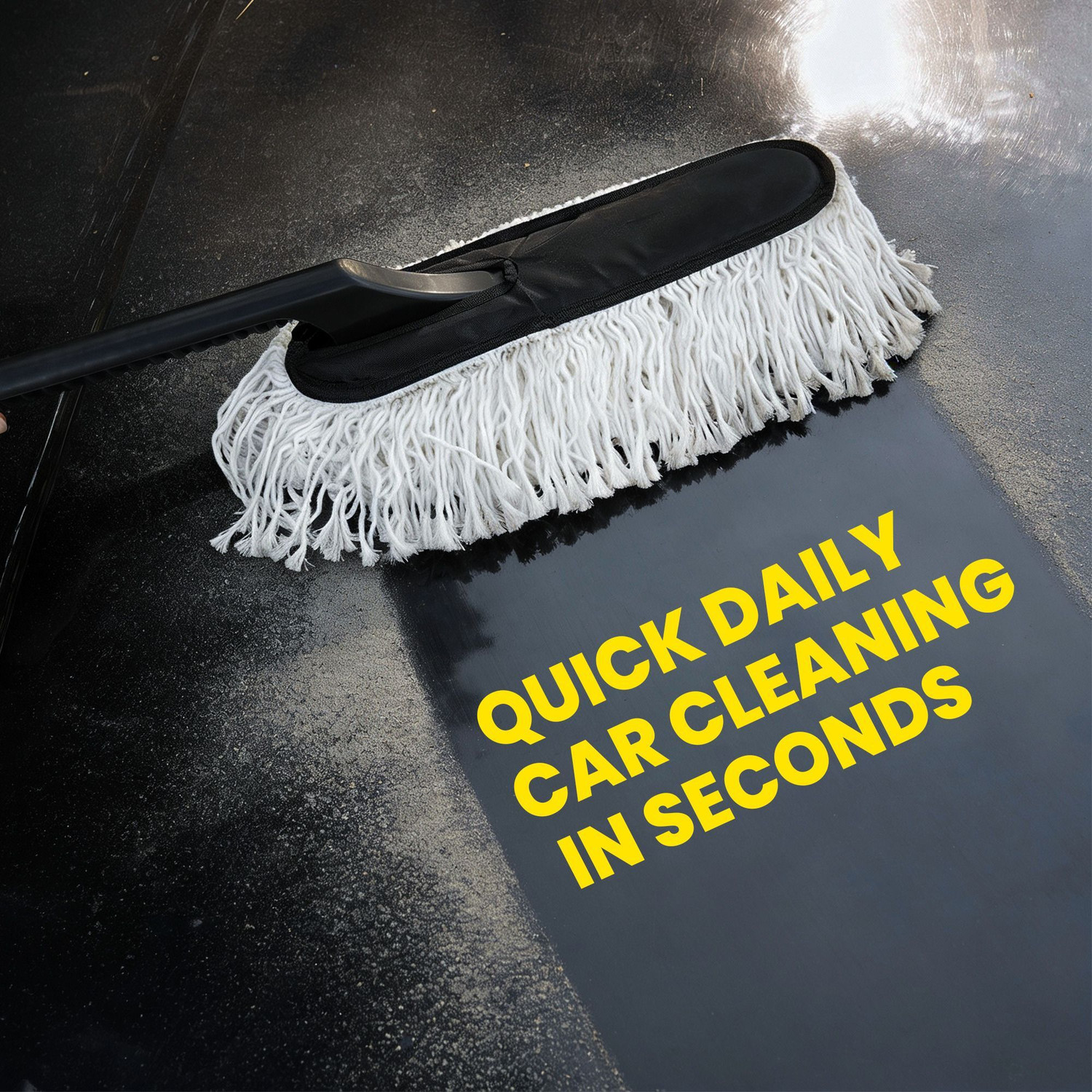 Image of Hoora Quick Clean Premium Microfiber Car Duster | Scratch-Free Dust Removal for Cars Dry Microfiber Cleaning Cloth
