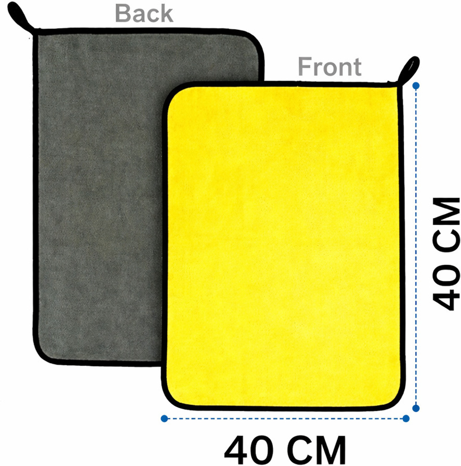 Image of INFIUS CEREBRO MicroFiber Cloth 400GSM Wet and Dry Microfiber Cleaning Cloth (5 Units)