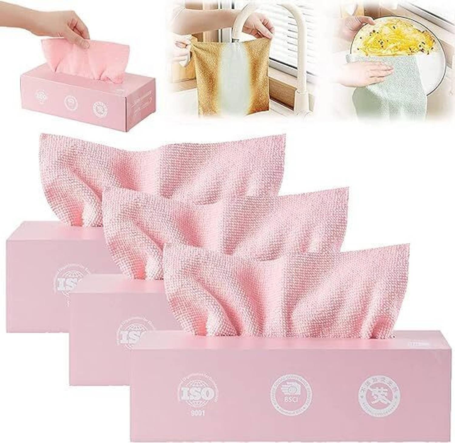 Calldrishe Wet and Dry Microfiber Cleaning Cloth