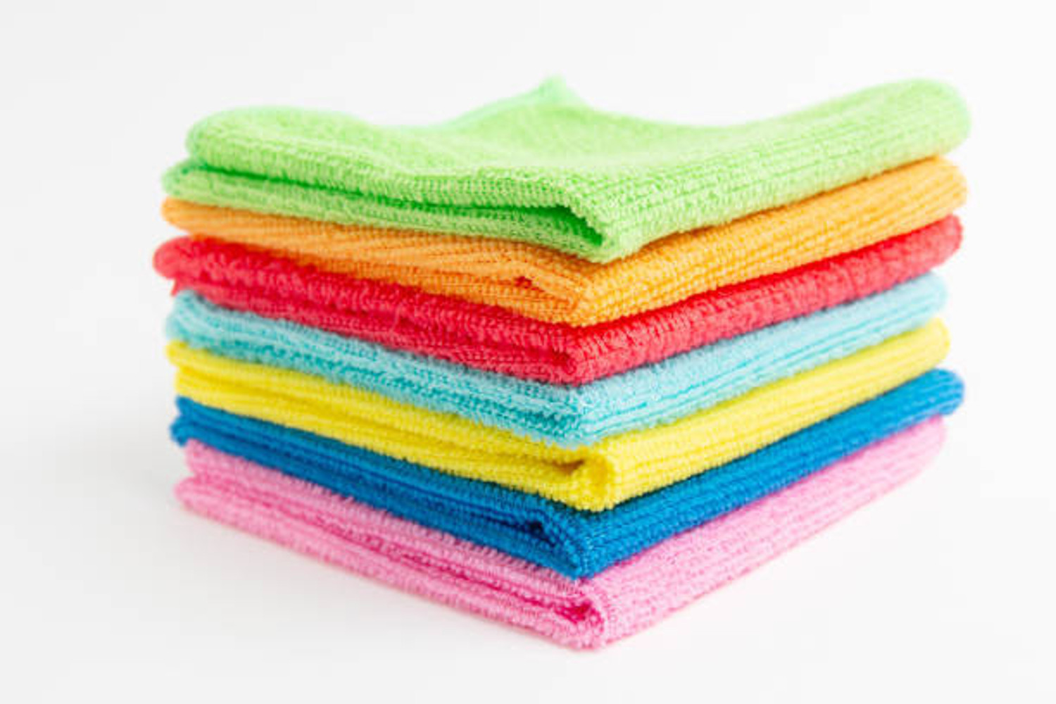 Image of Greensify Microfiber Pack 05 Multi color Dry Microfiber Cleaning Cloth
