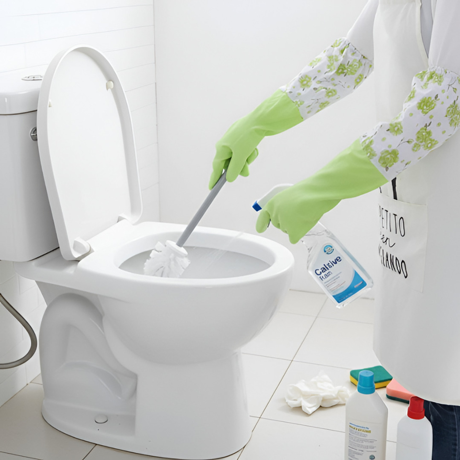 Image of Flipkart SmartBuy PVC FlockLined Long Elbow Length Gloves for Kitchen Dishwashing Winters Wet and Dry Glove