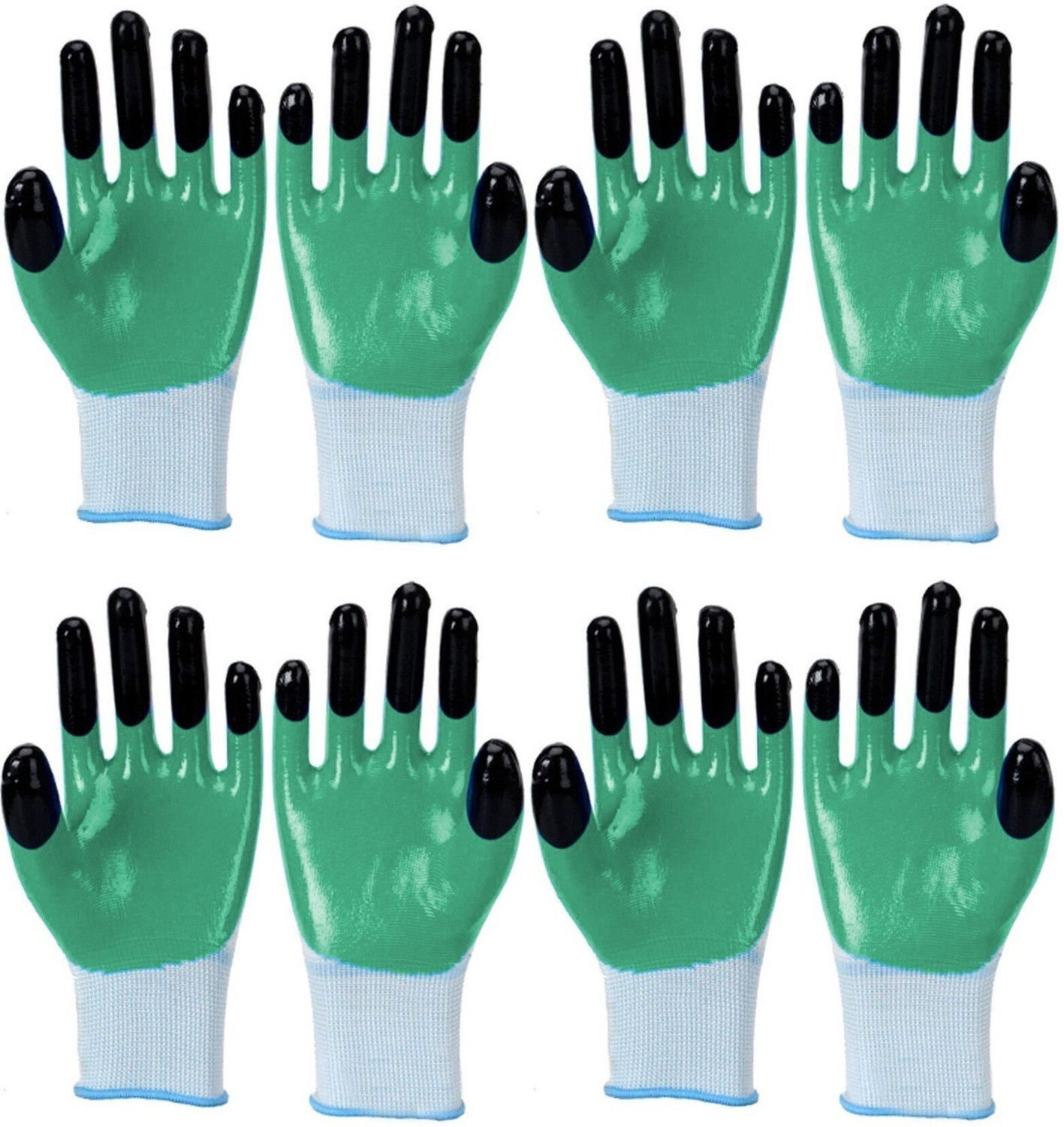Image of RBGIIT Women Hand Gloves for Dishwashing Gardening Industrial Agricultural Carwash Wet and Dry Disposable Glove Set