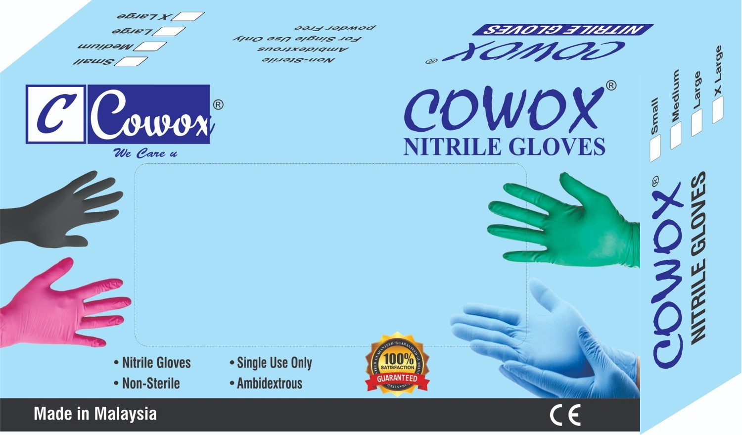 Image of Cowox Gloves Wet and Dry Disposable Glove Set