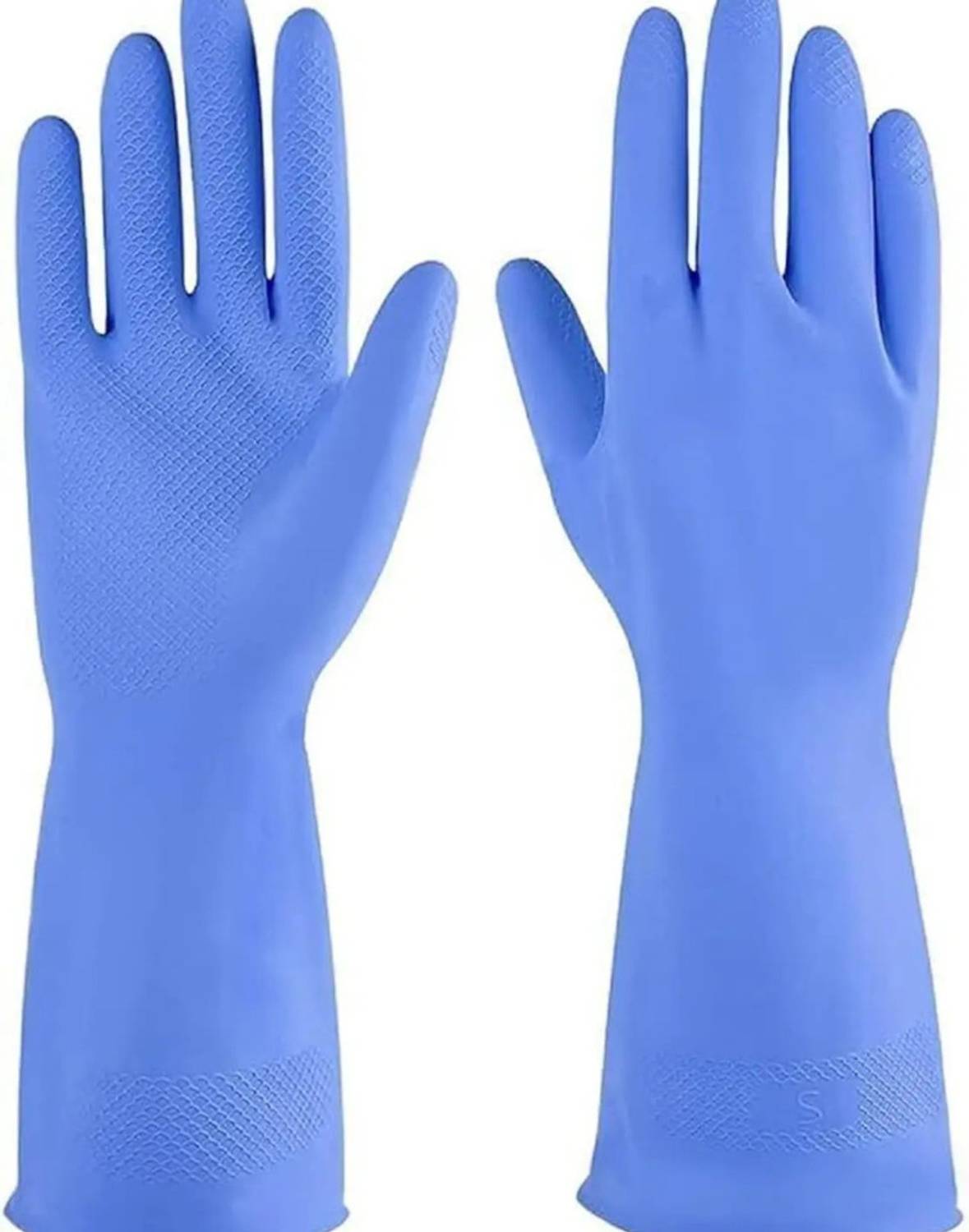 7SHIELD Waterproof Rubber Gloves for Dishwashing & Cleaning Tasks Wet and Dry Glove Set
