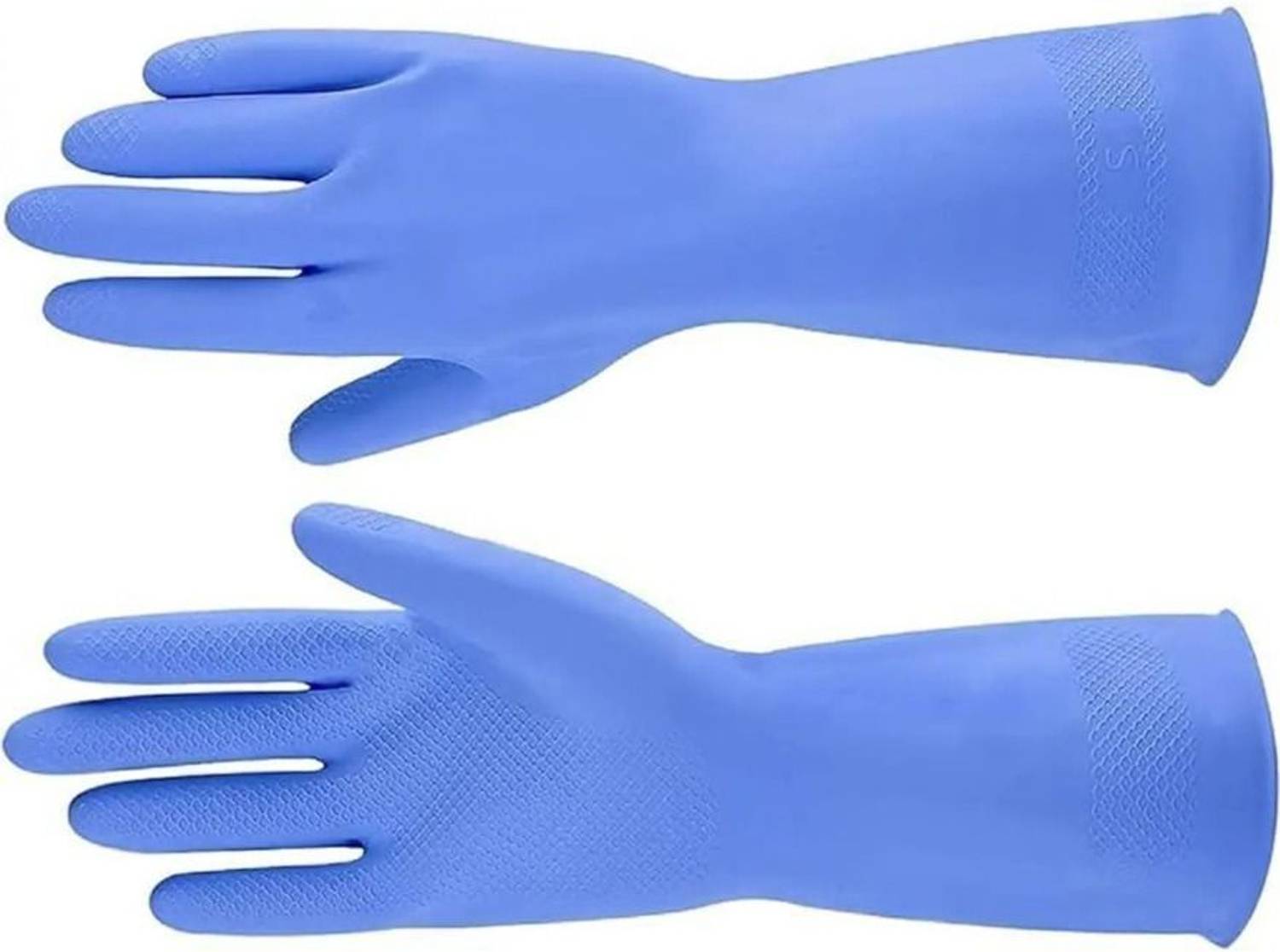 7SHIELD Rubber Gloves for Kitchen Use – Anti-Skid & Waterproof Cleaning Gloves Wet and Dry Disposable Glove Set