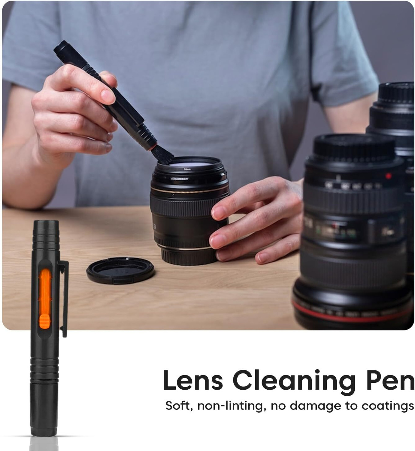 Image of sounce 8-in-1 Camera Cleaning Kit for DSLR, Mirrorless & Screens for Computers, Gaming, Laptops, Mobiles