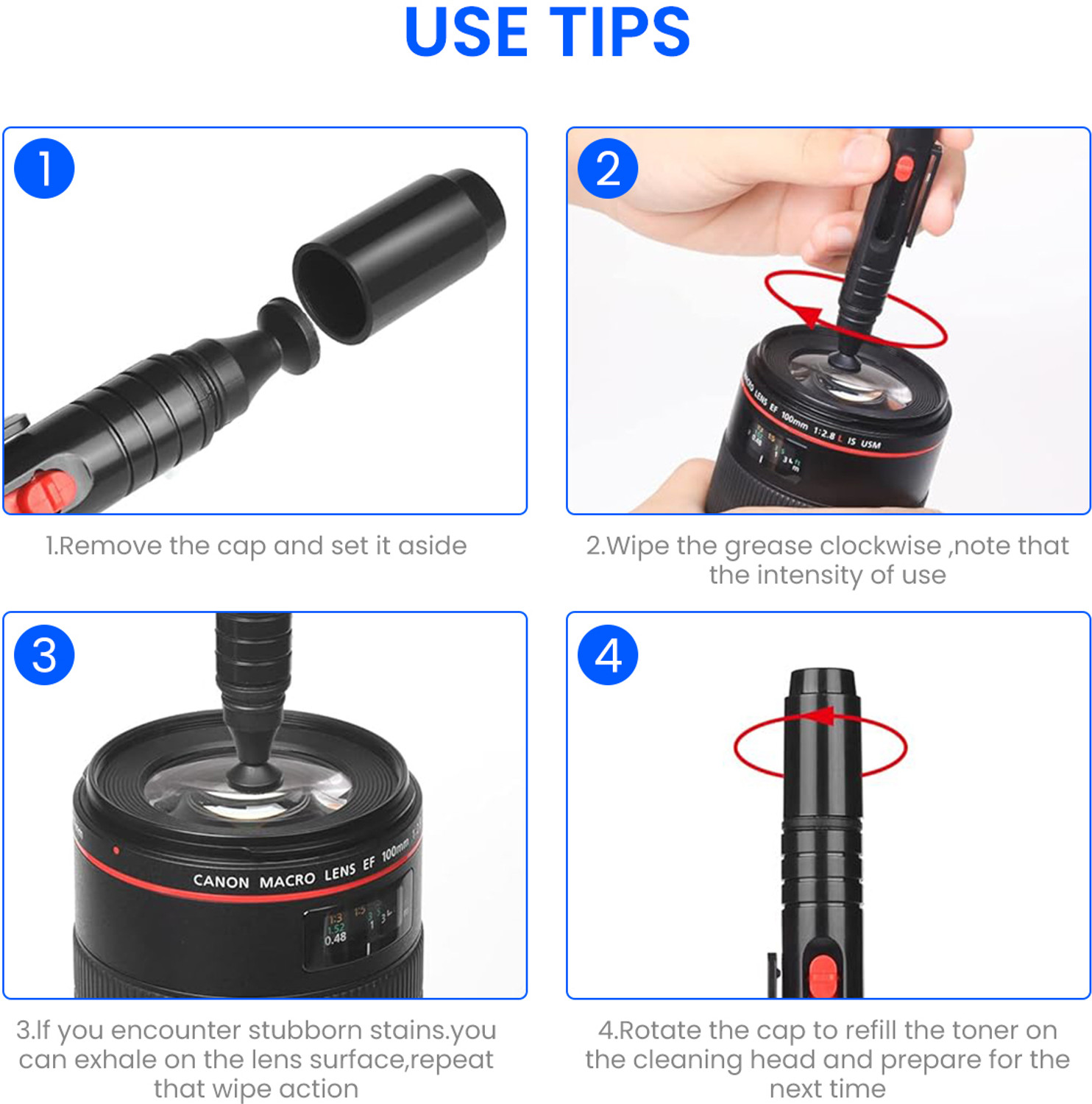 Image of Zomei 14 in 1 Camera Cleaning Kit with Storage Case for Lenses Monitors and Consoles for Computers