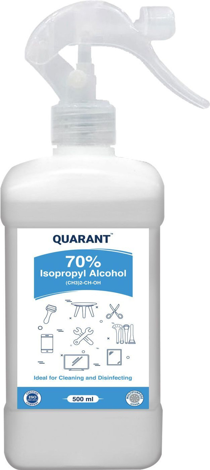 Image of QUARANT 70% Isopropyl Alcohol (IPA) for Cleaning, Rubbing & Disinfecting for Computers