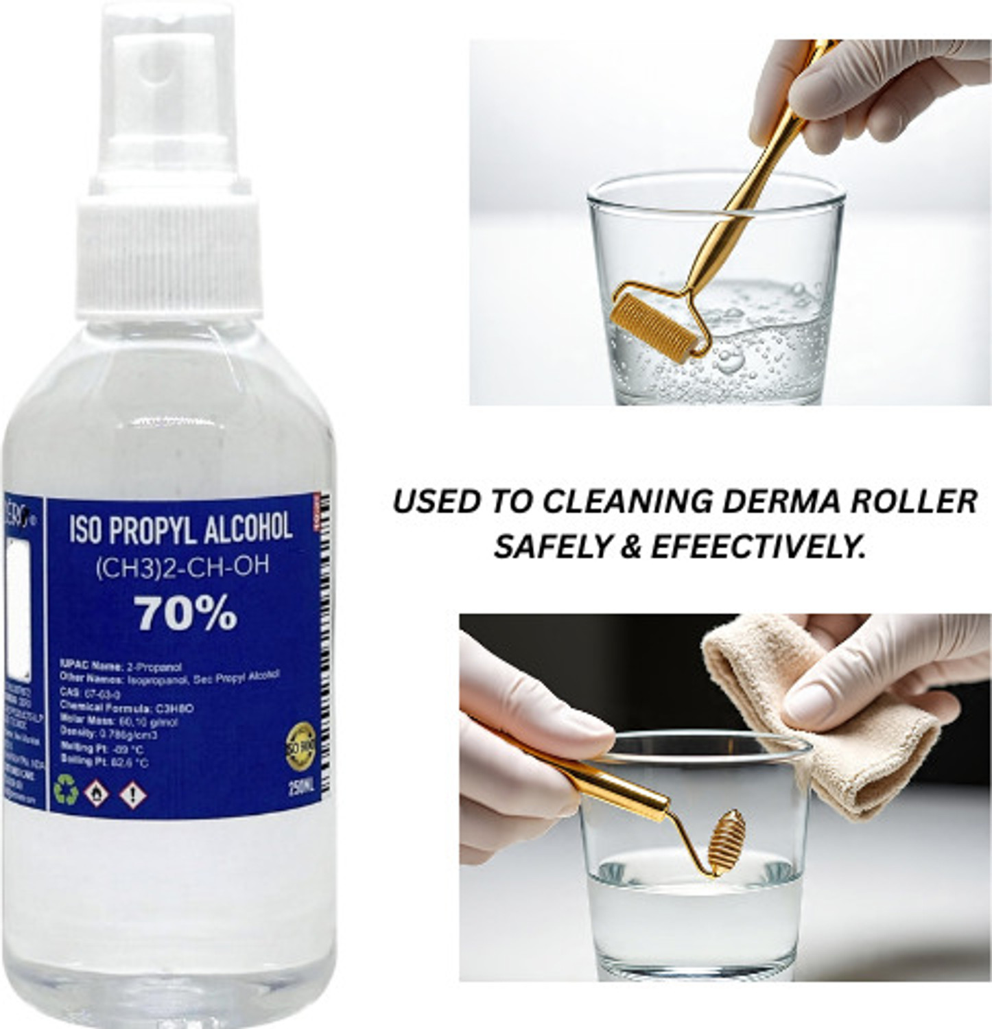 Image of CERO ISOPROPYL ALCOHOL 70% Pure for cleaning (250ml) for Computers, Laptops, Mobiles