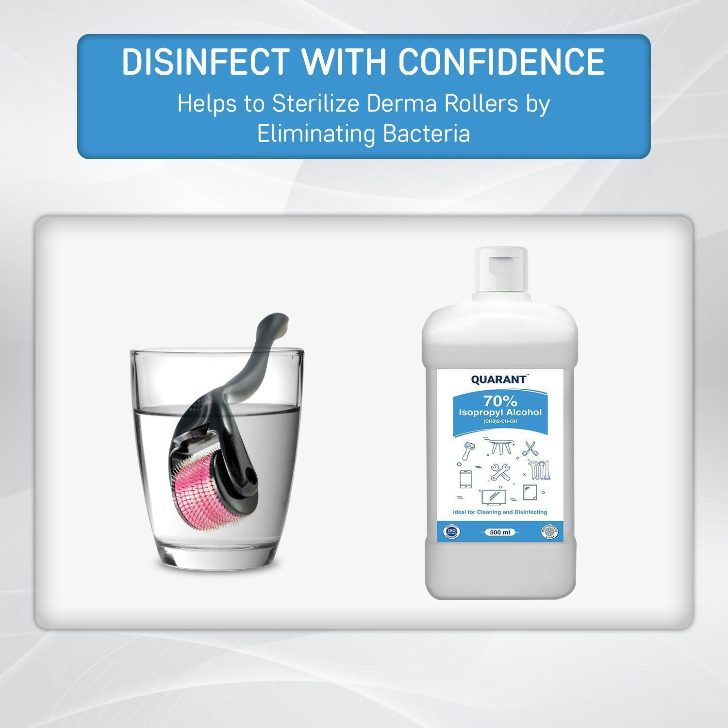 Image of QUARANT 70% Isopropyl Alcohol (IPA) for Cleaning, Rubbing & Disinfecting for Computers