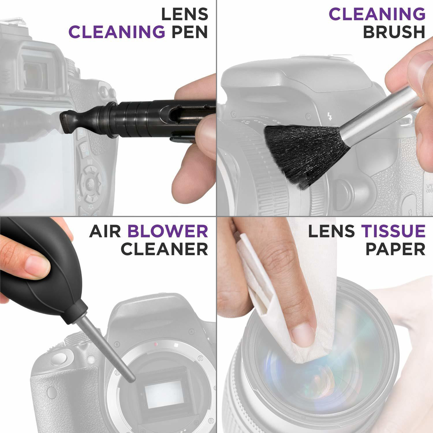 Image of Altura Photo Professional Cleaning Kit for DSLR Cameras and Sensors Bundle for Mobiles