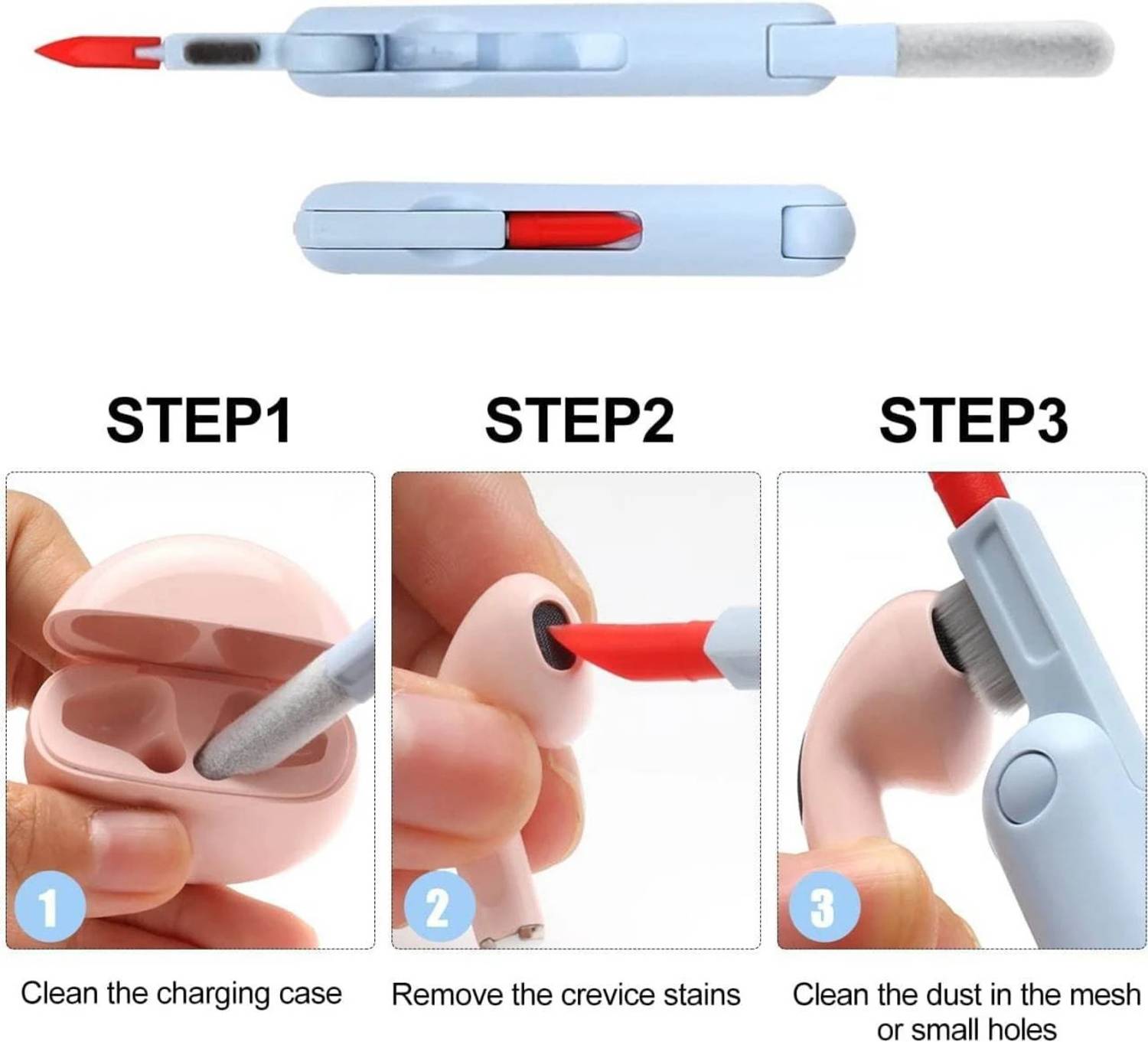 FLOSTRAIN 7 in 1 Multi-Function Electronics Cleaning Tools - Image 3