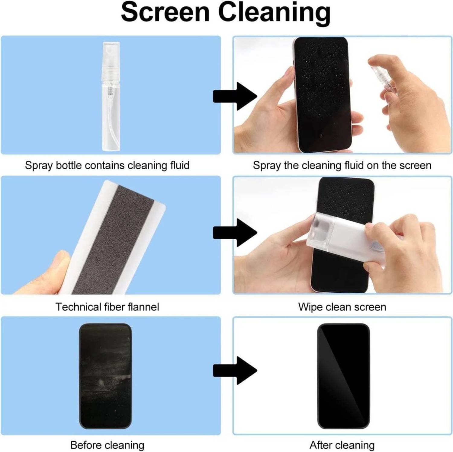 FLOSTRAIN 7 in 1 Multi-Function Electronics Cleaning Tools - Image 4