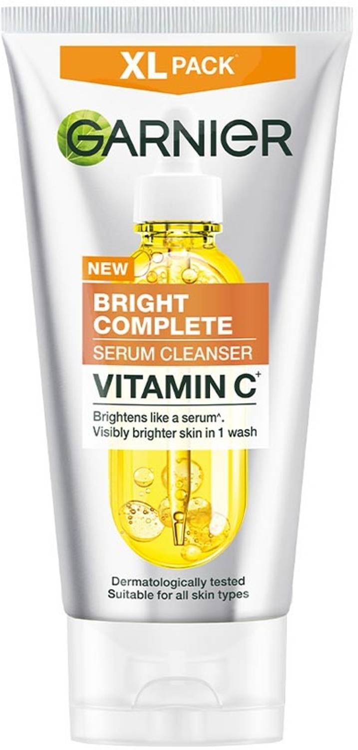 GARNIER 2-in-1 Vit C Serum Cleanser Face Wash - Image 1