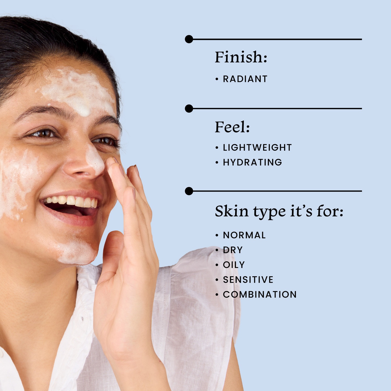 Image of Foxtale Gentle Hydrating with Hyaluronic Acid & Red Algae Extract Face Wash