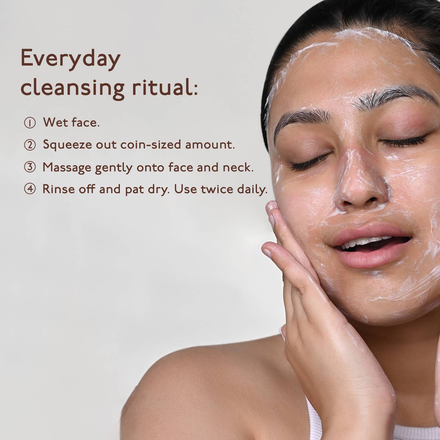 asaya D-Tan Face Cleanser, 100 ml - Image 5