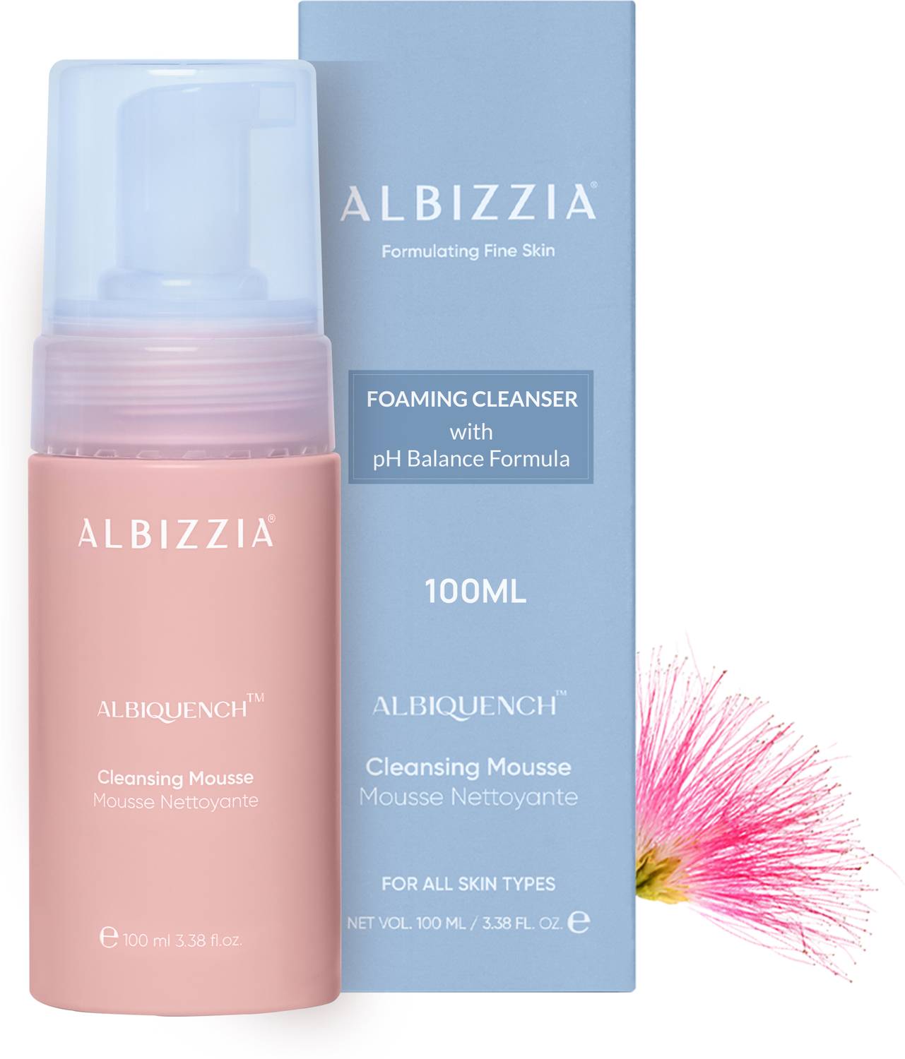 ALBIZZIA Cleansing Mousse Lightweight Face Foaming Cleanser For Dry & Oily Skin Pack of 1 Face Wash