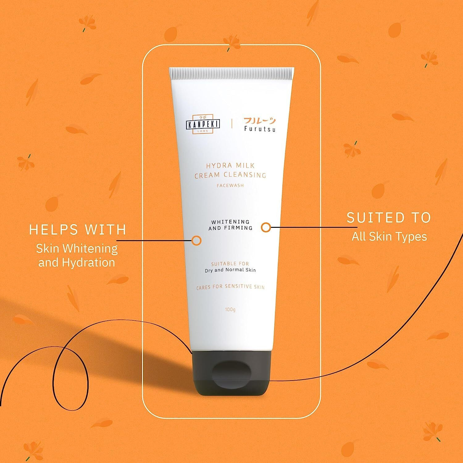 Image of Kanpeki Labs Furustu Hydra Milk Cleansing for Brighten Skin Face Wash