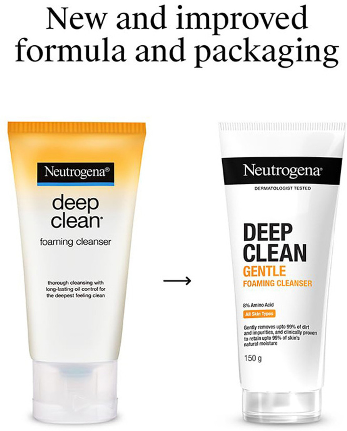 Image of NEUTROGENA Deep Clean Gentle Foaming Cleanser