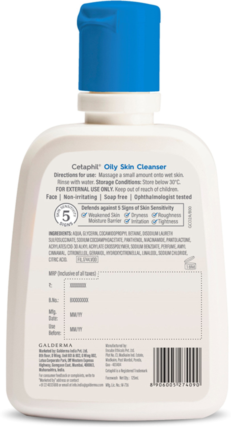 Image of Cetaphil Oily Skin Cleanser 125