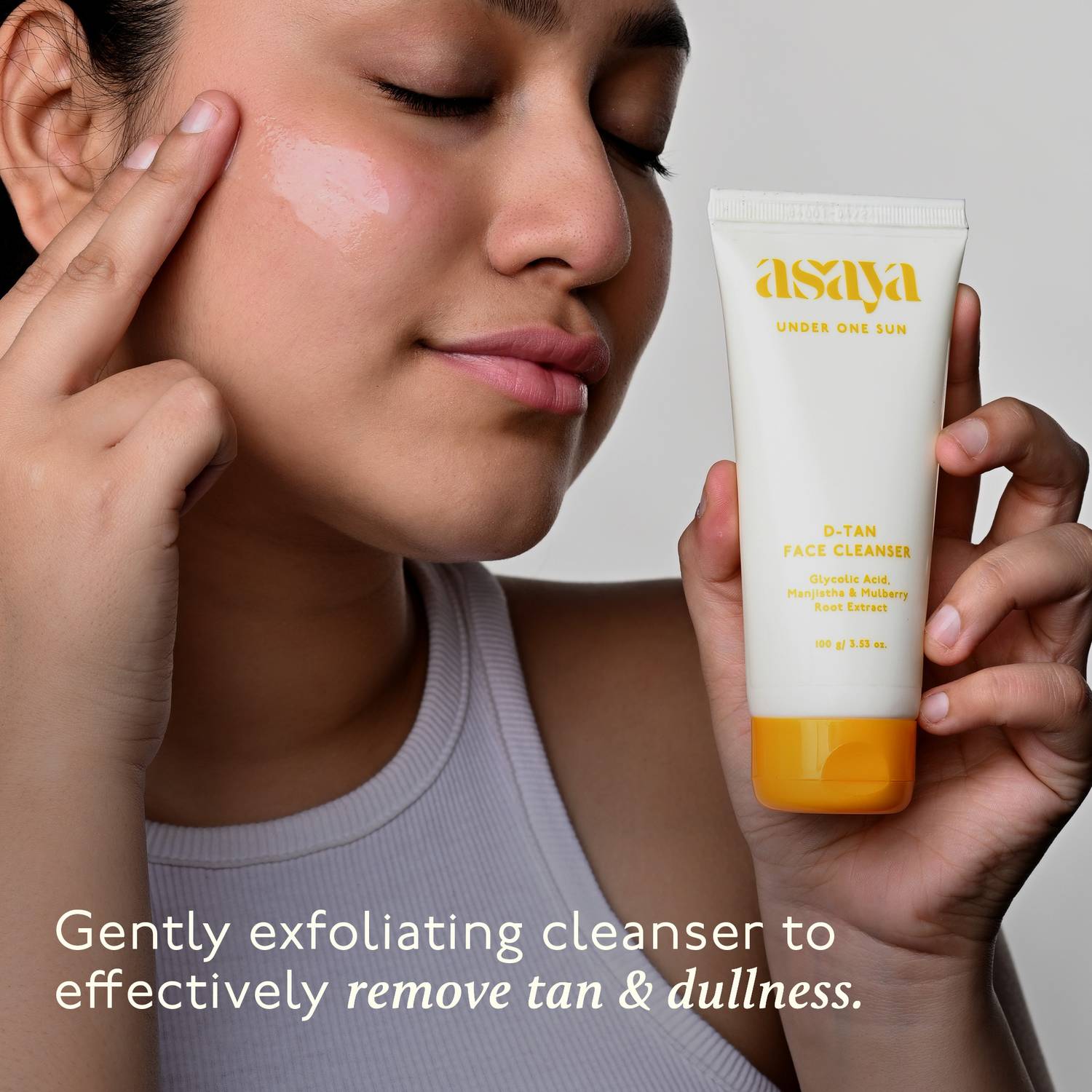 asaya D-Tan Face Cleanser, 100 ml - Image 2