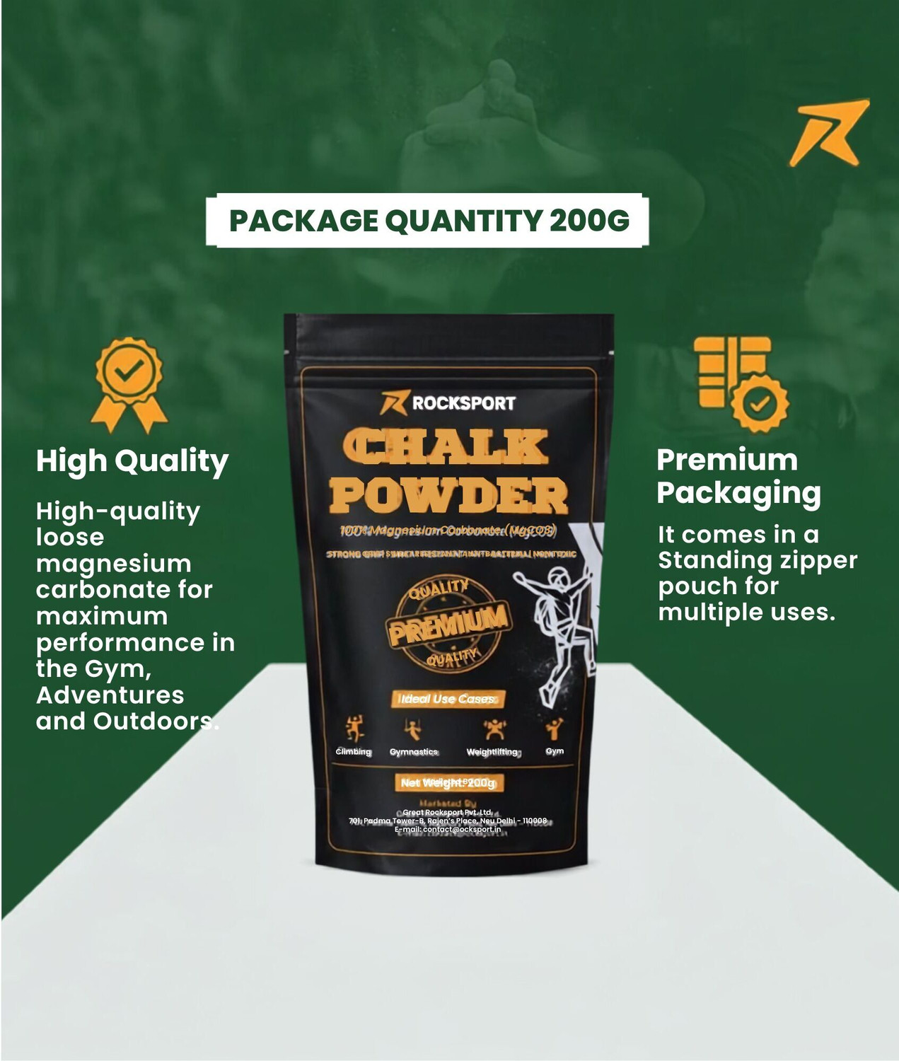 Image of Rocksport 400 g Climbing Chalk