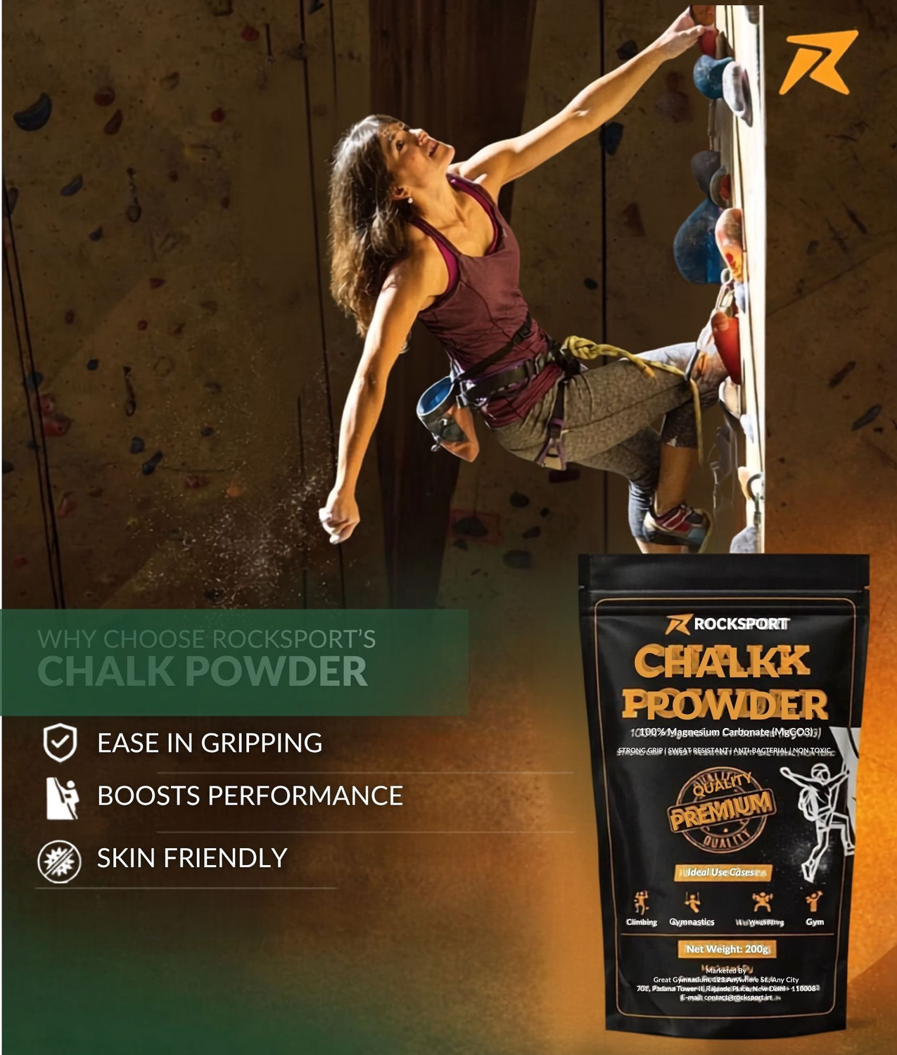 Image of Rocksport 400 g Climbing Chalk