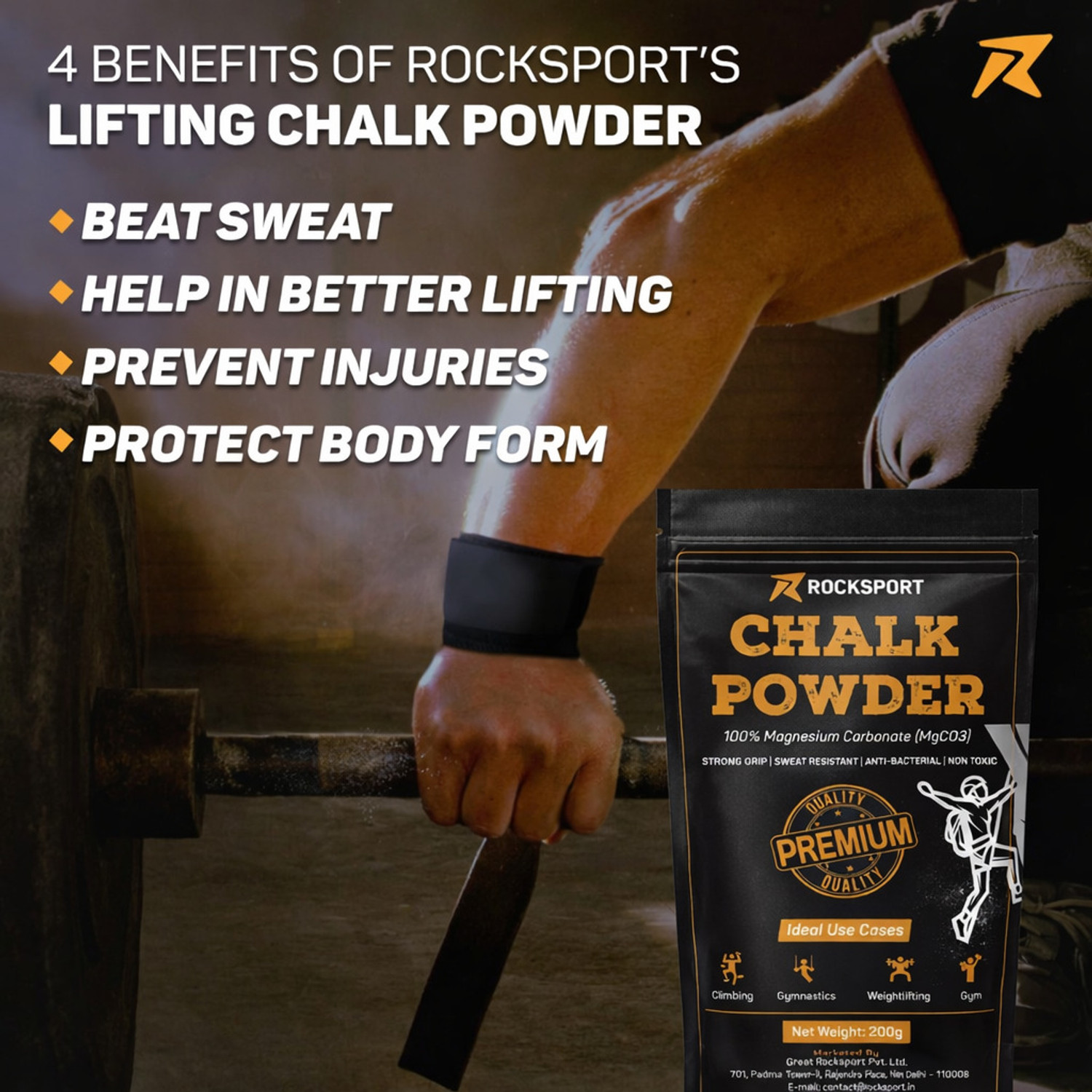 Image of Rocksport 200 g Climbing Chalk