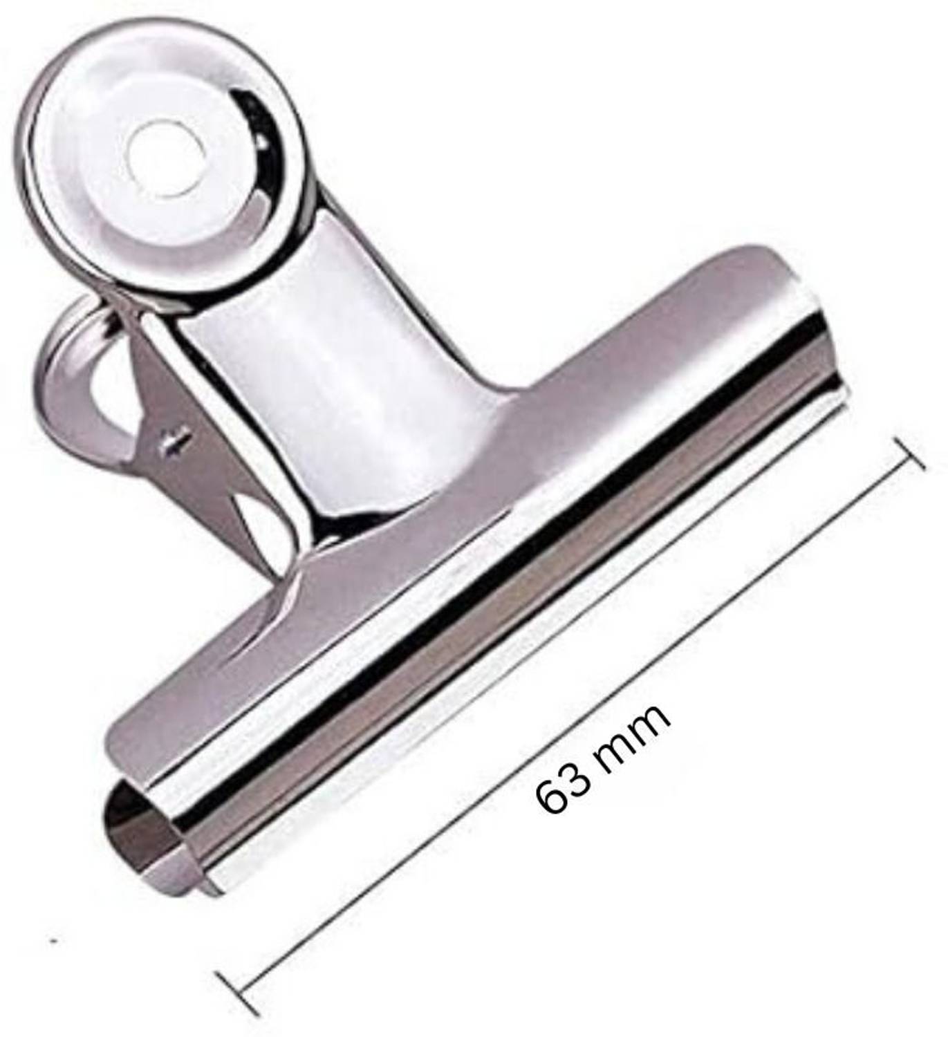 Hitech Sales 12 63 mm Stainless Steel Round Binder Clips - Image 2