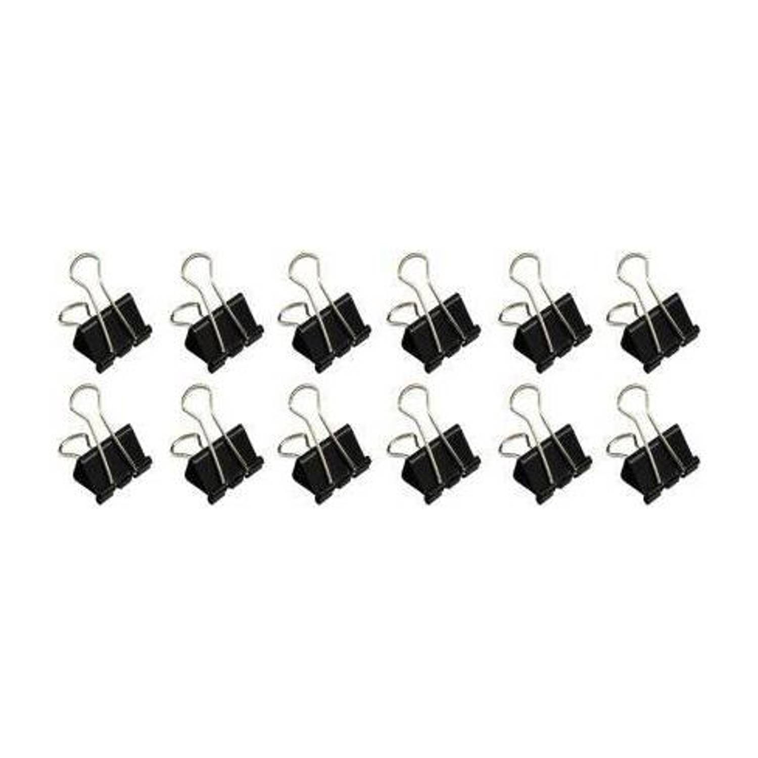 buyeasy 19MM-12 PCS 19 MM METAL BINDER CLIP