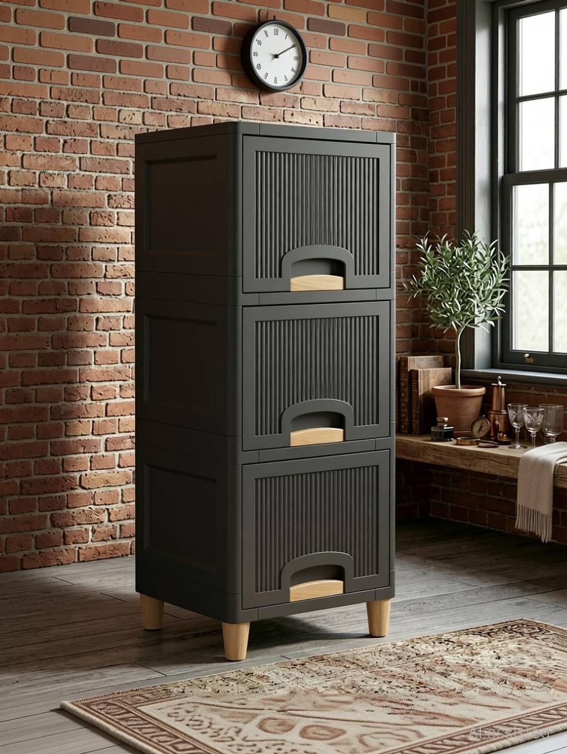 MAXTID Foldable Multi layer Modular Cabinet DIY Installation Drawer Divider