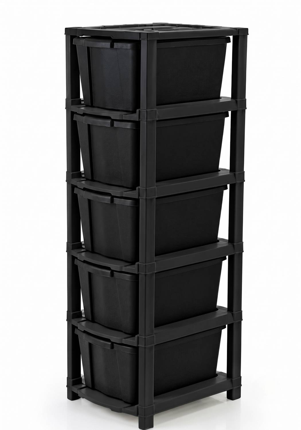 MAXTID 5 Layer Purple Modular Drawer MultiPurpose for Home Office, Hospital, school Drawer Divider