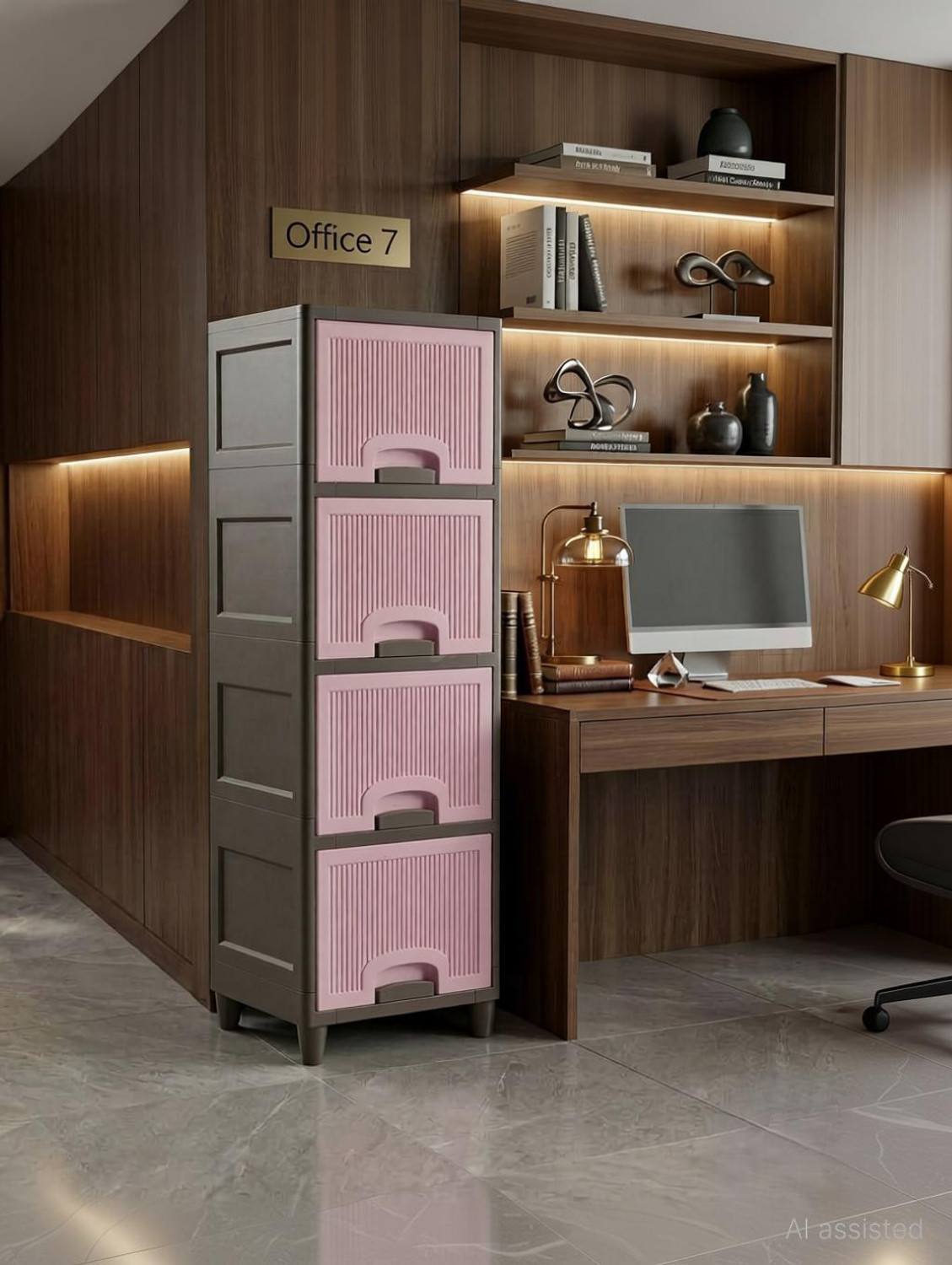 Image of MAXTID Multi Layer Cabinet Closet Useful For Bedroom or Living Room Closet Divider Closet Divider