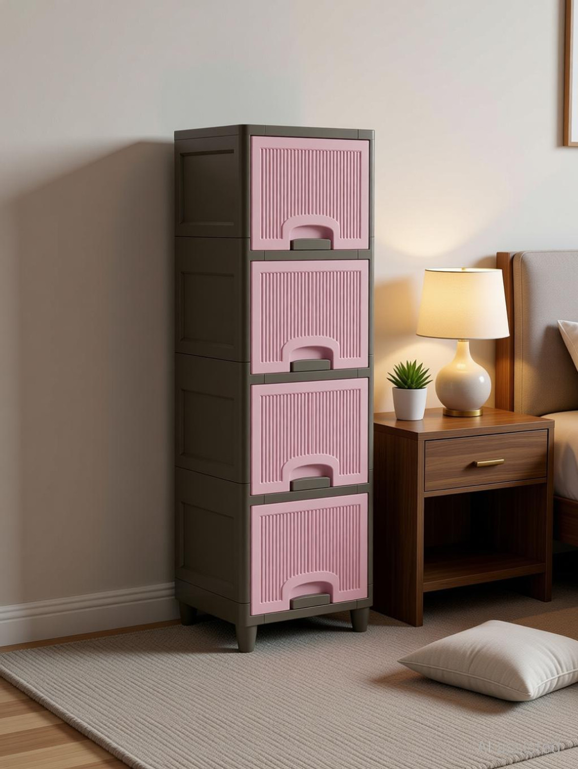 Image of MAXTID Multi Layer Cabinet Closet Useful For Bedroom or Living Room Closet Divider Closet Divider