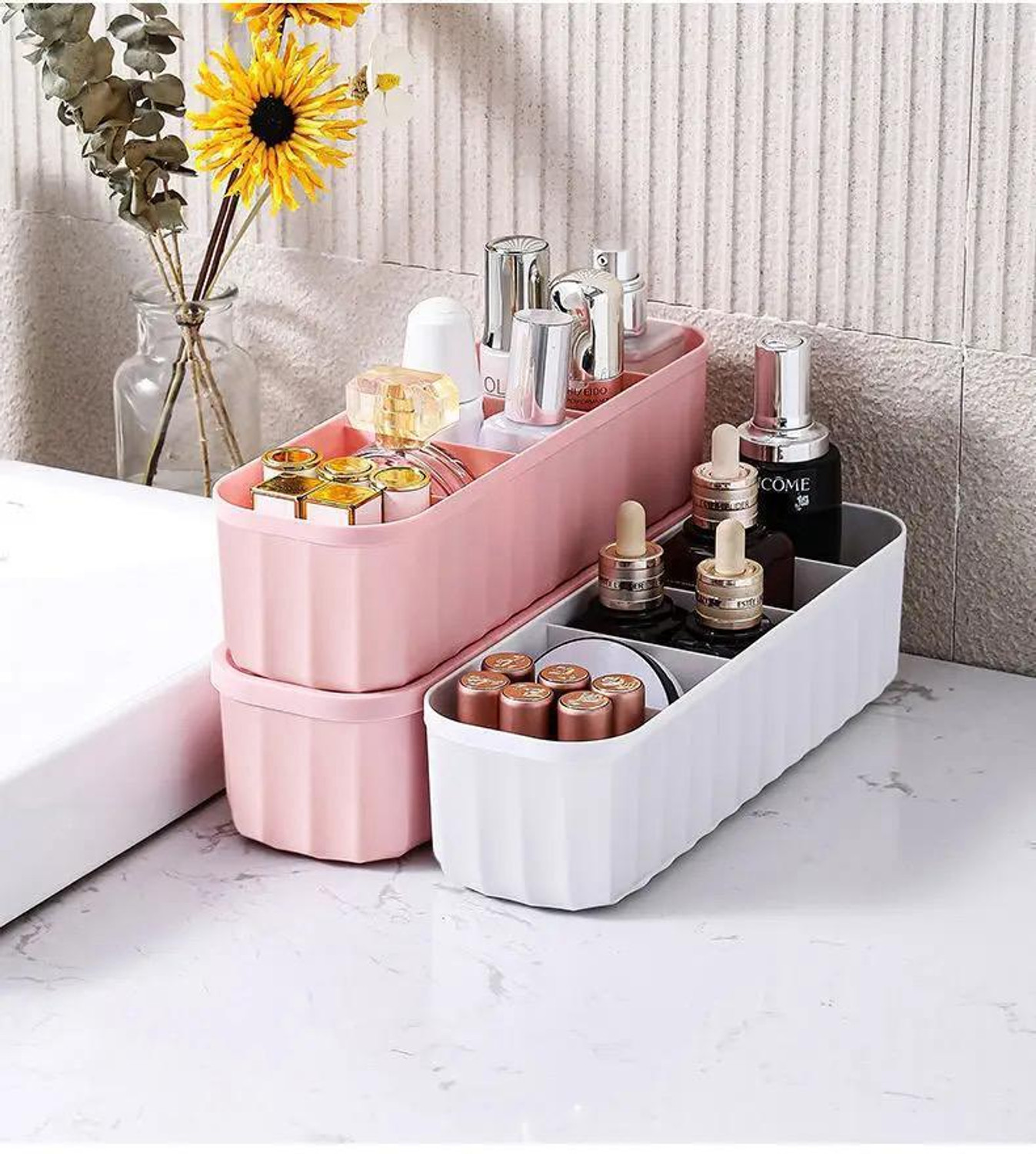 Image of Stylex Store 4 Pcs Wardrobe storage box For Underwear And Sock, Organizer Drawer Divider Closet Divider