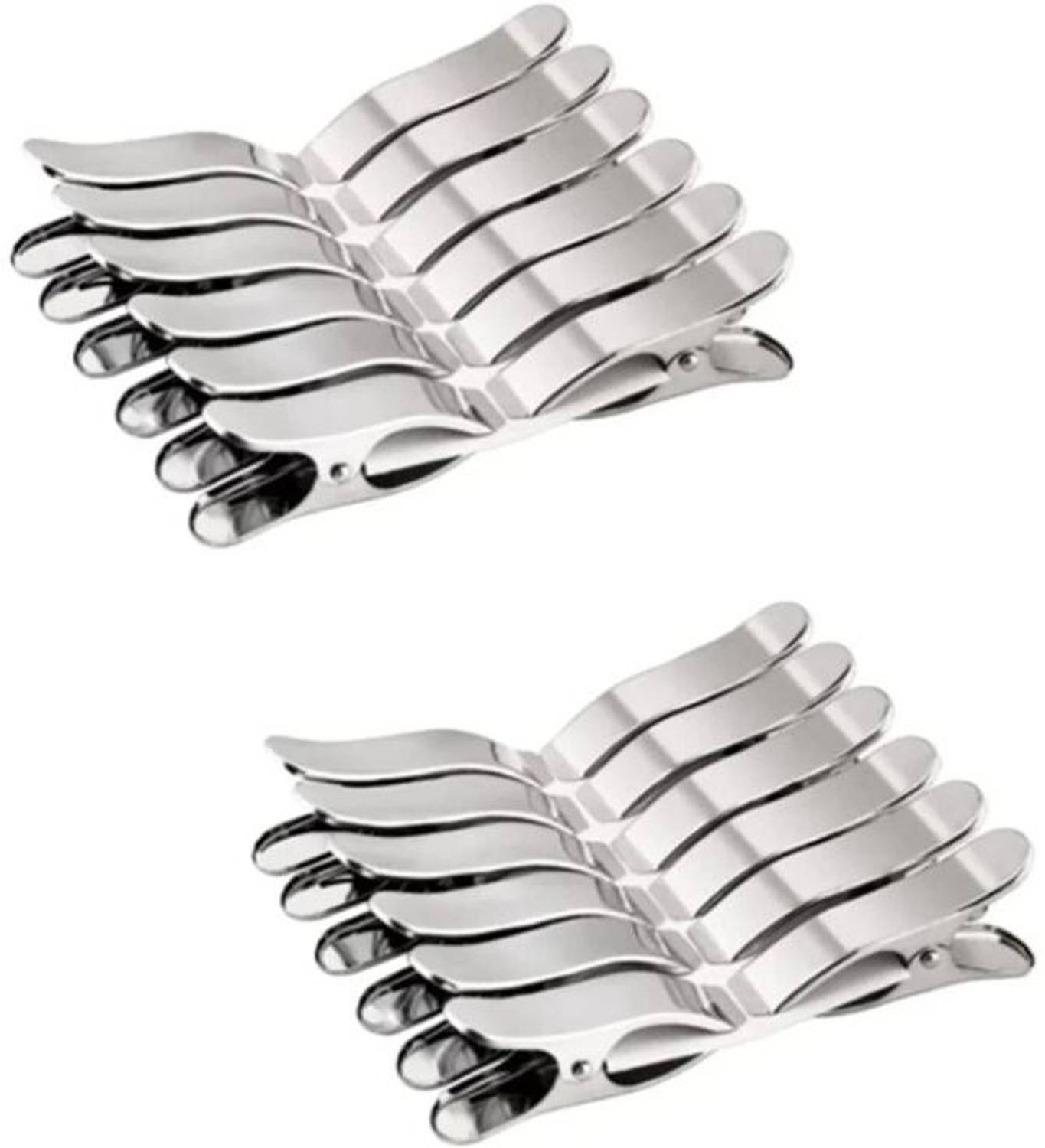 Anne-kee 18 PCS Stainless Steel Clothes Clips For Drying Clothes Cloth Clip Stainless Steel Cloth Clips
