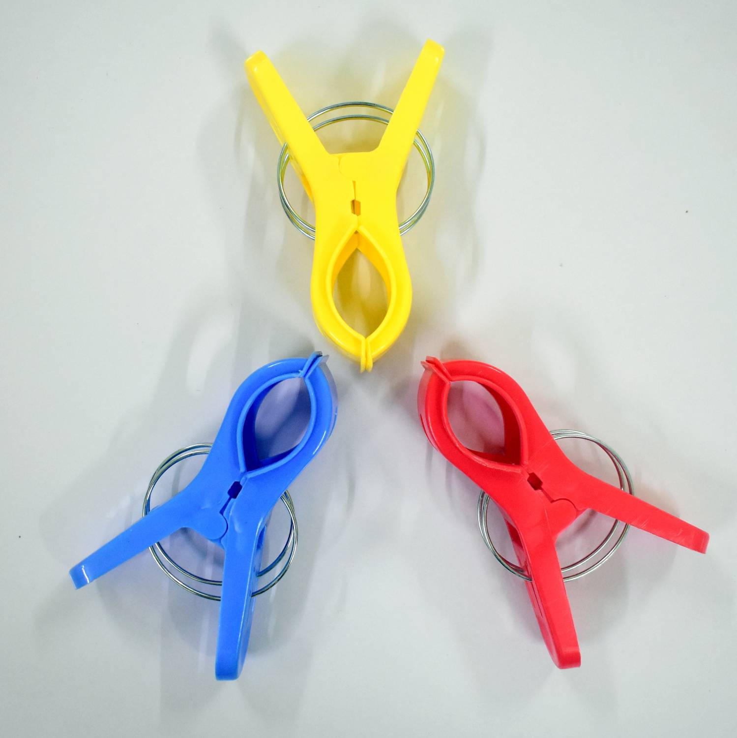 Aari 5 inch Saree Pre pleating Clips 3 nos Plastic Cloth Clips