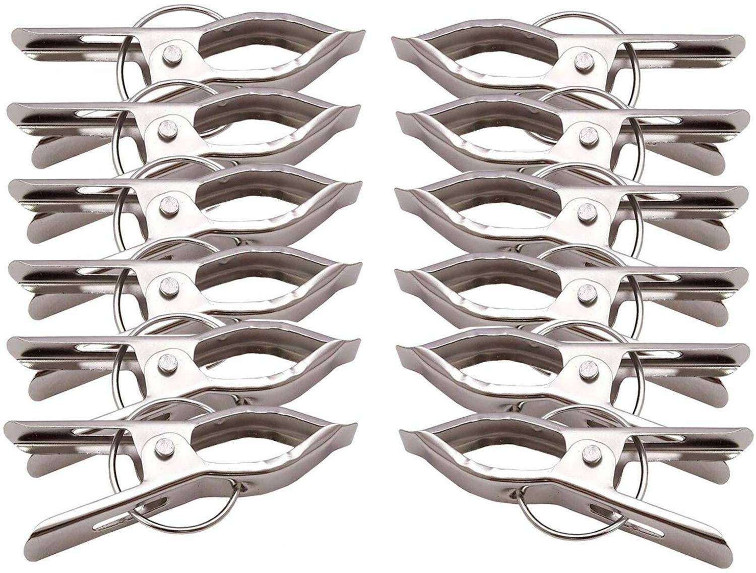 Anne-kee 12 PCs cloth clip hanger pegs Steel Scarf Pack of 12 Hangers For  Scarf