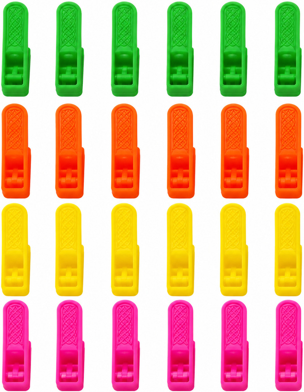 Image of QUYZO 72 Pcs Mix Color Plastic Cloth Hanging Clips Plastic Cloth Clips Plastic Cloth Clips