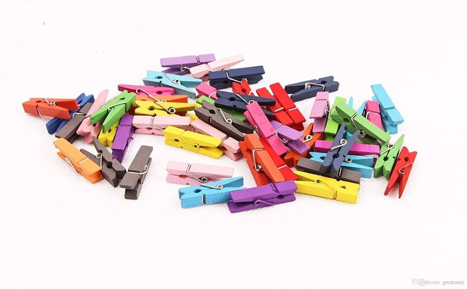 BanteyBanatey Wooden Clips for Dress | High Grade Heavy Duty Standard Wooden Cloth Clips