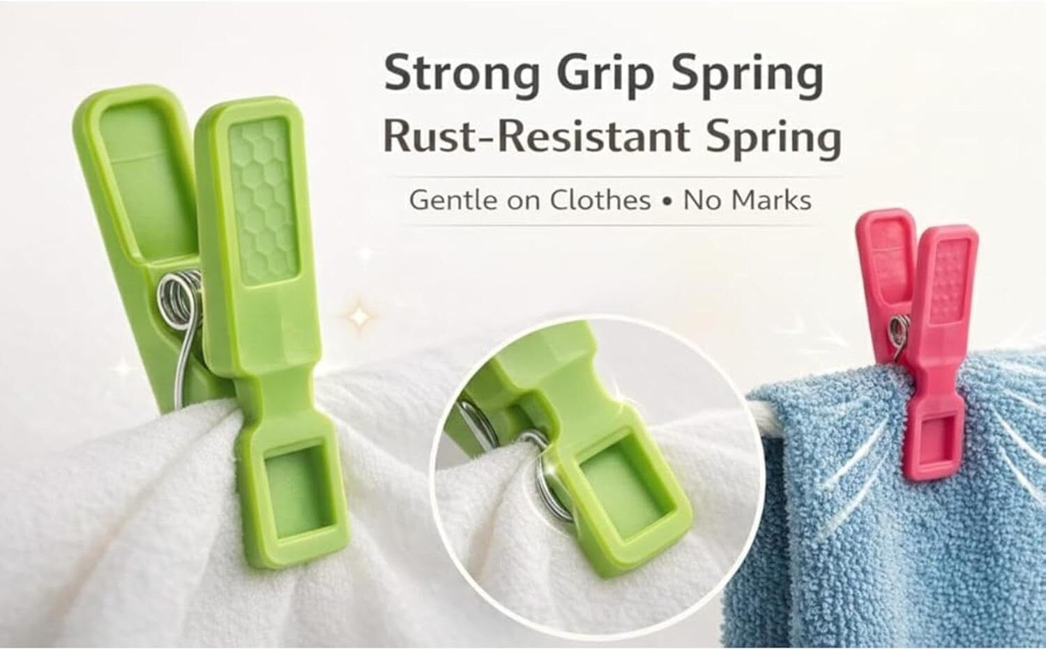 Image of THE LOCAL KITCHEN The Local Kitchen Heavy Duty Cloth Clips Plastic Cloth Clips