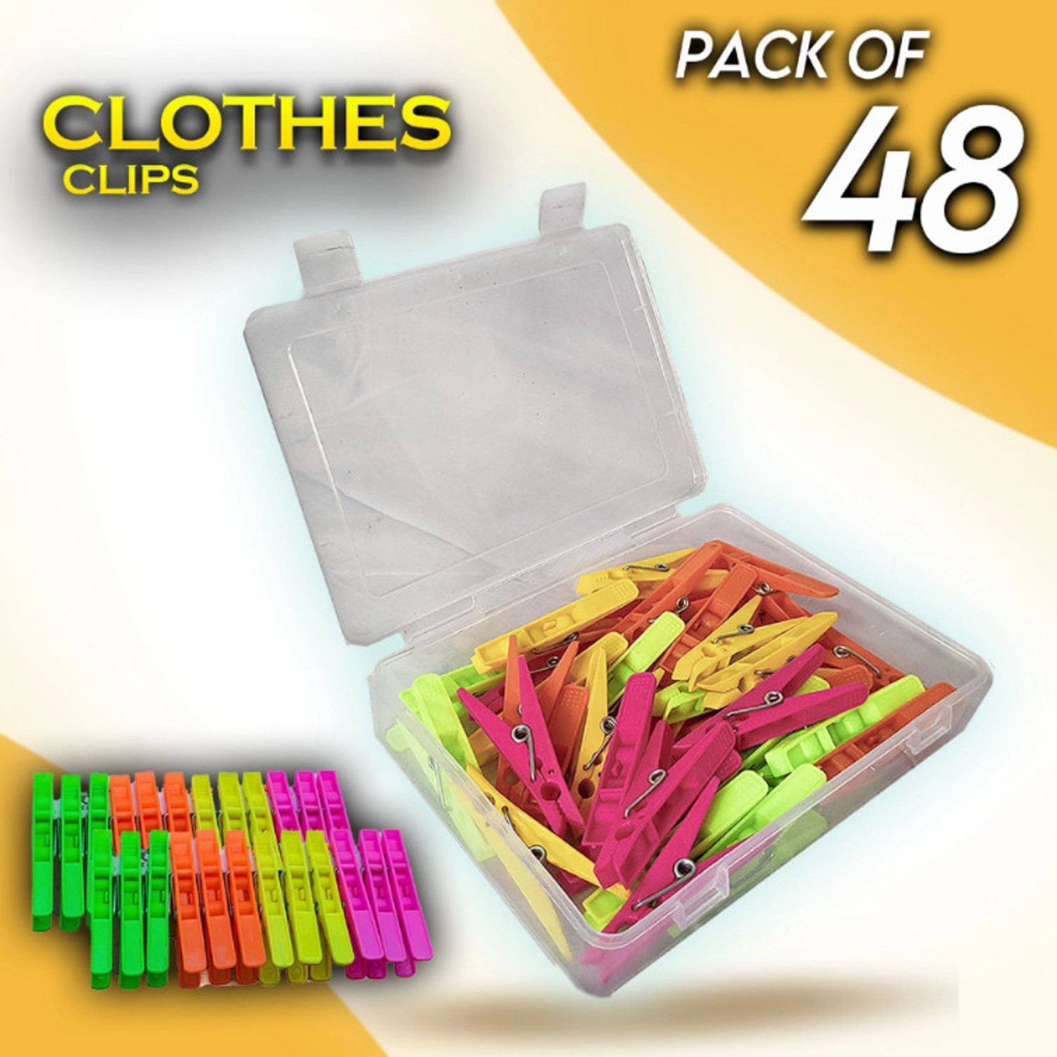 Image of Decaleast Plastic Cloth Clips