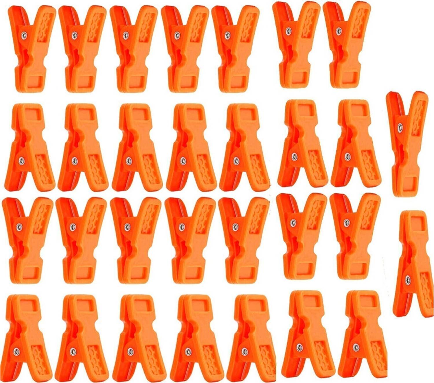 ambarkriti 30 Pcs Power Grip Plastic Cloth Clips